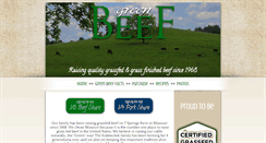Desktop Screenshot of eatgreenbeef.com